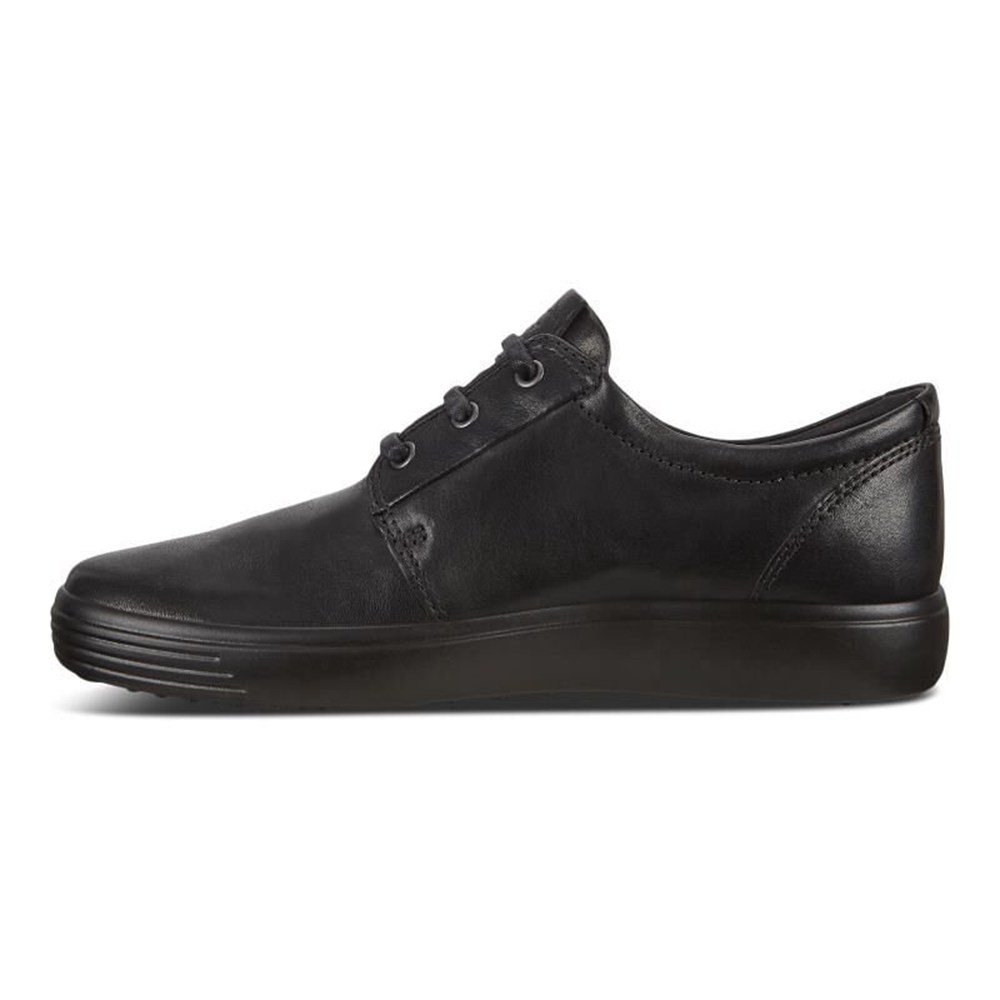 Zapatos Derby Hombre - ECCO Soft 7S - Negros - BZL234081